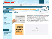 Tablet Screenshot of maquinariasantafe.com